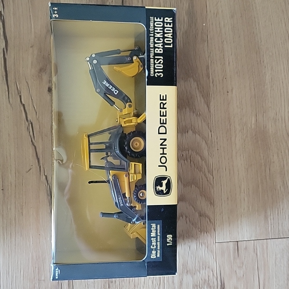 Vintage ERTL John Deere Diecast 310SJ Backhoe Loader NIB-Stock 15889